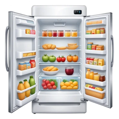 fridge full of fod sticker