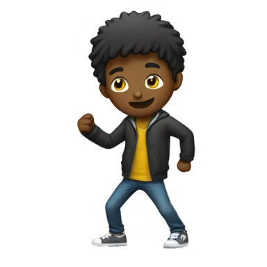 Jeune homme qui fait un DAB sticker