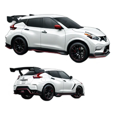 Nissan Nismo white sticker