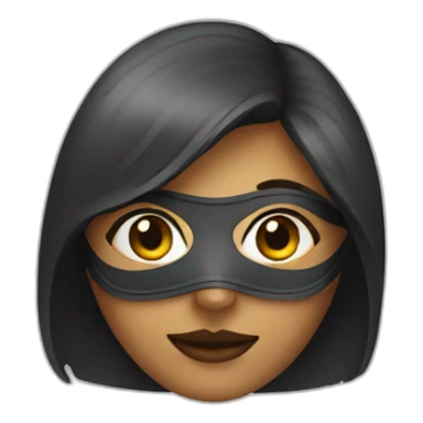 woman with mask  sticker