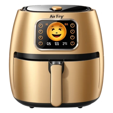 Air fryer Laughing historically sticker