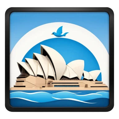 salesforce logo behind sydney opera house sticker