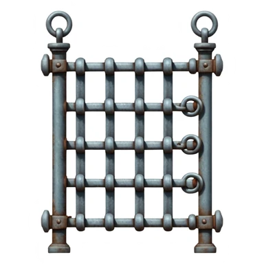 Chain gate sticker