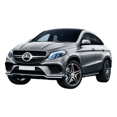 Mercedes GLE coupe grey sticker