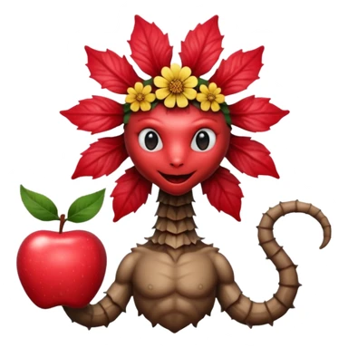 Stranger things demogorgon flower head apple ios emoji format sticker