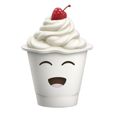 Frozen yogurt sticker