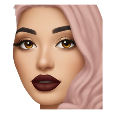 Kylie jenner lipstick on my lips sticker