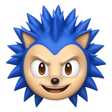 emoji sonic sticker
