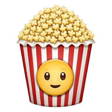 Movie theater popcorn sticker