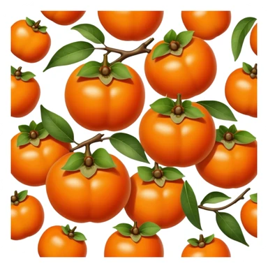 persimmons in the sunshine sticker