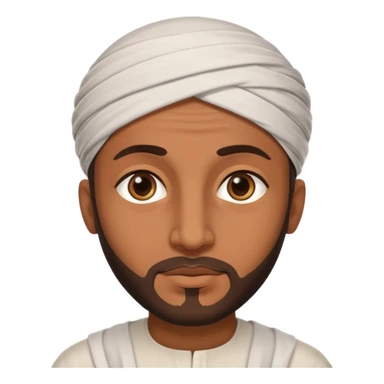Arabic man head sticker