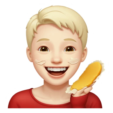 Pulling off my skin laughing but use this emoji 😂 sticker