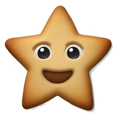 Christmas Cookie star sticker