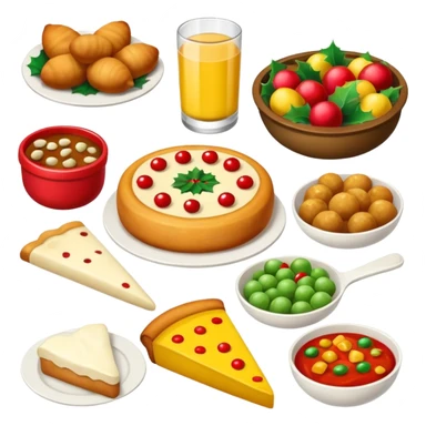 romania christmas food sticker