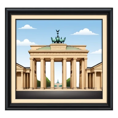 brandenburg gate sticker
