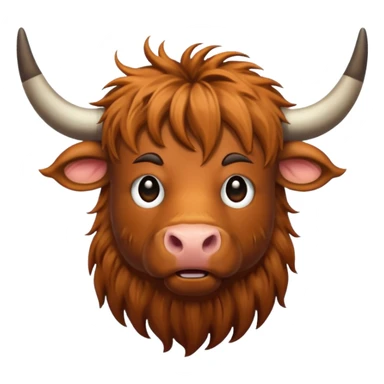 Highland cow  sticker