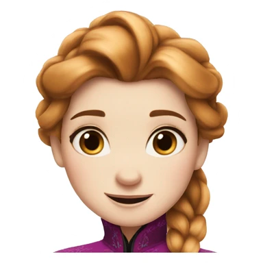 Anna from frozen sticker