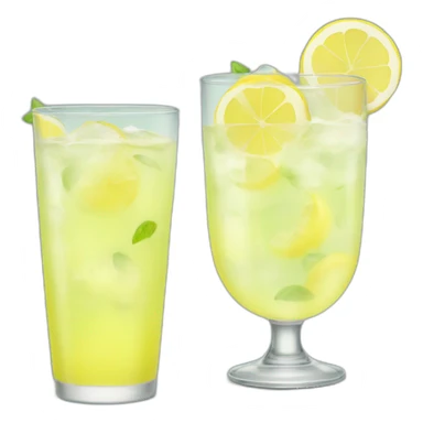 A glass of lemonade sticker