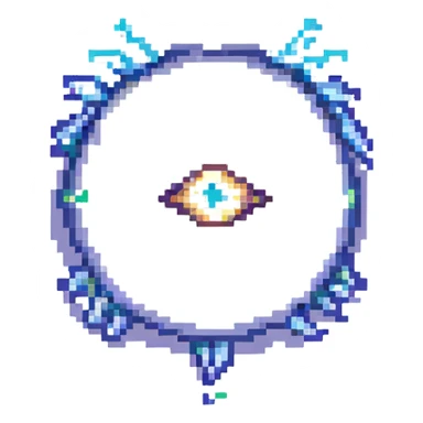 eyes shooting lightnings sticker