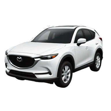 White Mazda SUV sticker