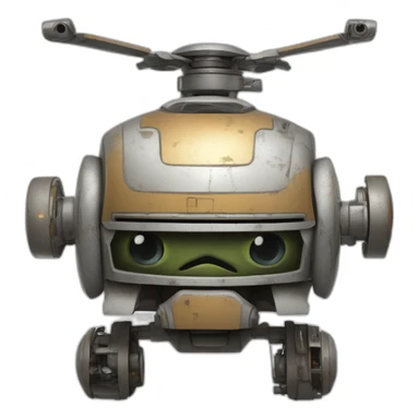 chopper robot star wars heureux sticker