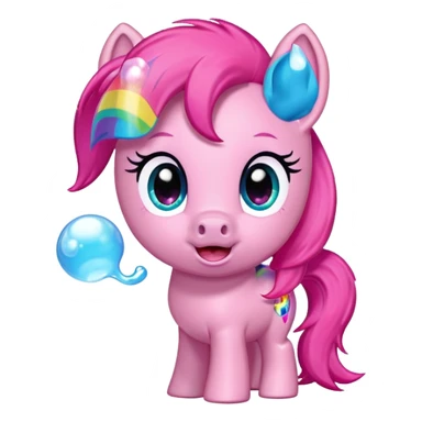 My little pony with gum sticker