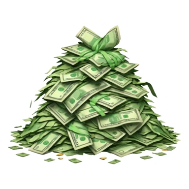 Shreading money sticker