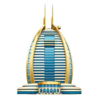 Burj al arab hotel sticker