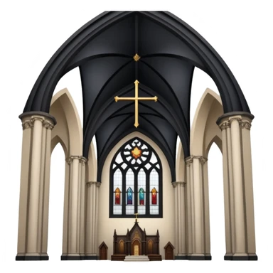 interior of a church sticker