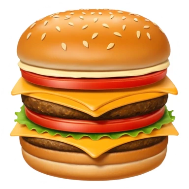 hamburguesa contenta sticker