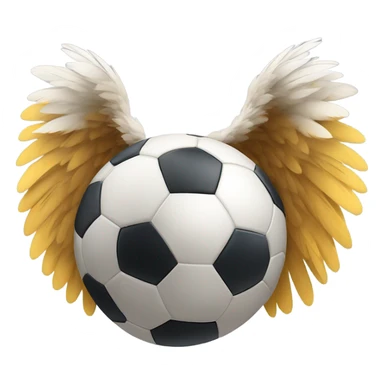 Football with wings  sticker