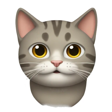 gatto che mangia un pesce sticker