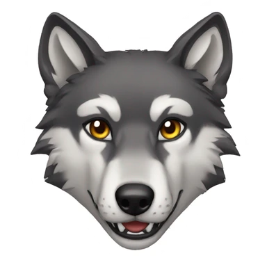 Wolf dit sticker
