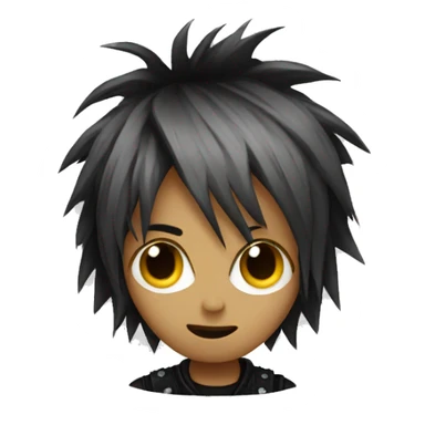 Emo punk rockstar funny  sticker