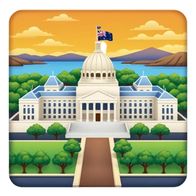 australian parliament house emoji sticker