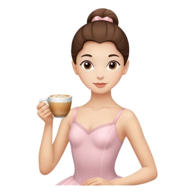 ballerina cappuccino sticker