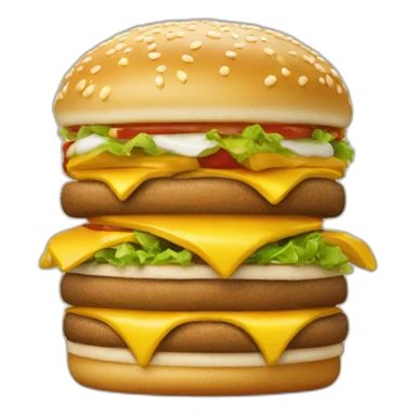 mcdonalds big mac sticker