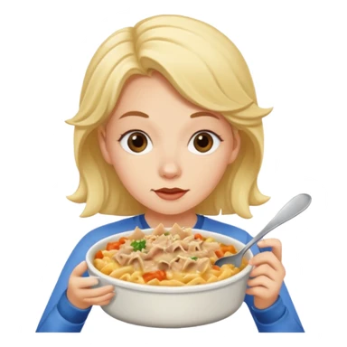 lesbian white girl tuna caserole sticker