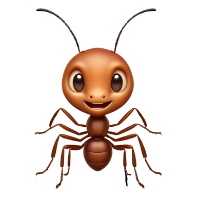 Cinematic Cheeky Ant Portrait Emoji, Head tilted dramatically with an exaggeratedly shocked expression, featuring a diminutive, agile body with wide, comically expressive eyes full of playful disbelief and subtly animated antennae, Simplified yet hilariously expressive features, highly detailed, glowing with a slightly sassy earthy glow, high shine, dramatic yet playful, stylized with an air of cheeky insect mischief, soft glowing outline, capturing the essence of a meme-worthy ant that looks ready to scurry its way into viral fame! sticker