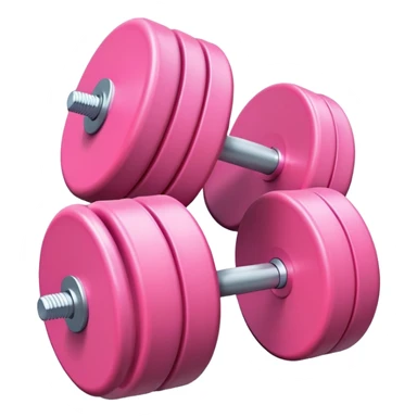 Light pink Gym weights sticker