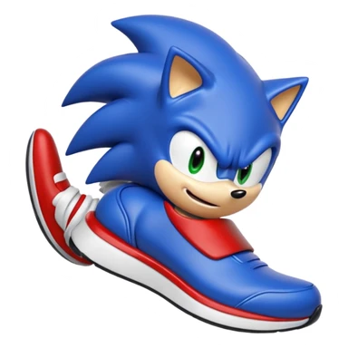 Sonic qui court  sticker