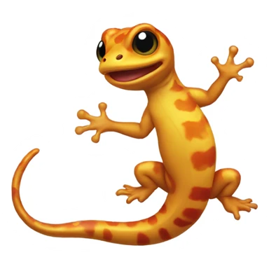 Salamander juggling sticker