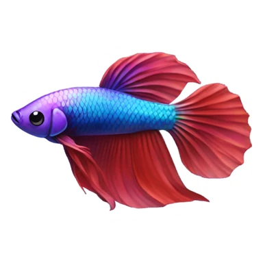 Betta fish sticker