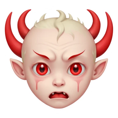 Crybaby cute littile demon  sticker