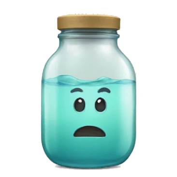 jar saying h2so4 sticker