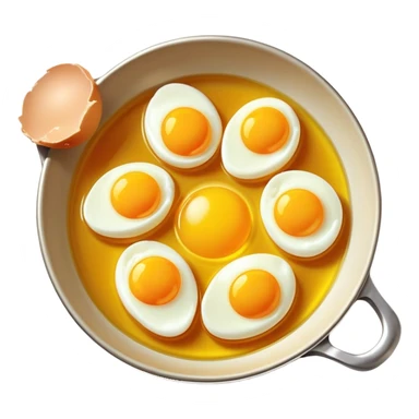 Chicken, cod liver oil, and egg yolks surrounded by a gentle golden radiance symbolizing vitamin A. The foods float in a pleasant arrangement with a subtle glow showing their nutritional benefits. sticker
