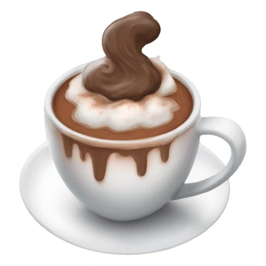 Aesthetic hot cocoa ￼ sticker