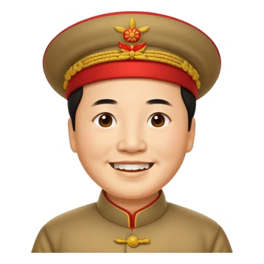 Mao zedong happy sticker