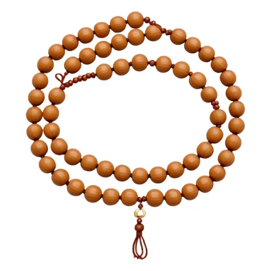 Prayer Beads white Rudraksha sticker