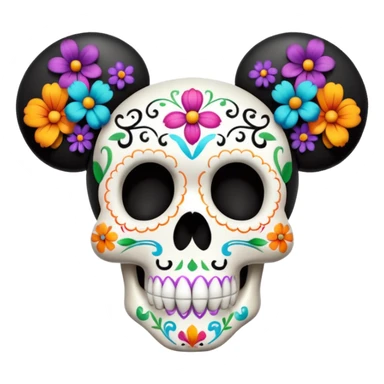 Mickey Mouse día de los muertos  sticker